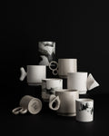 Kubeczek do espresso DaDa – ręcznie malowana porcelana Parian