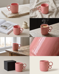 Kubek DUO Pink - ceramiczny kubek