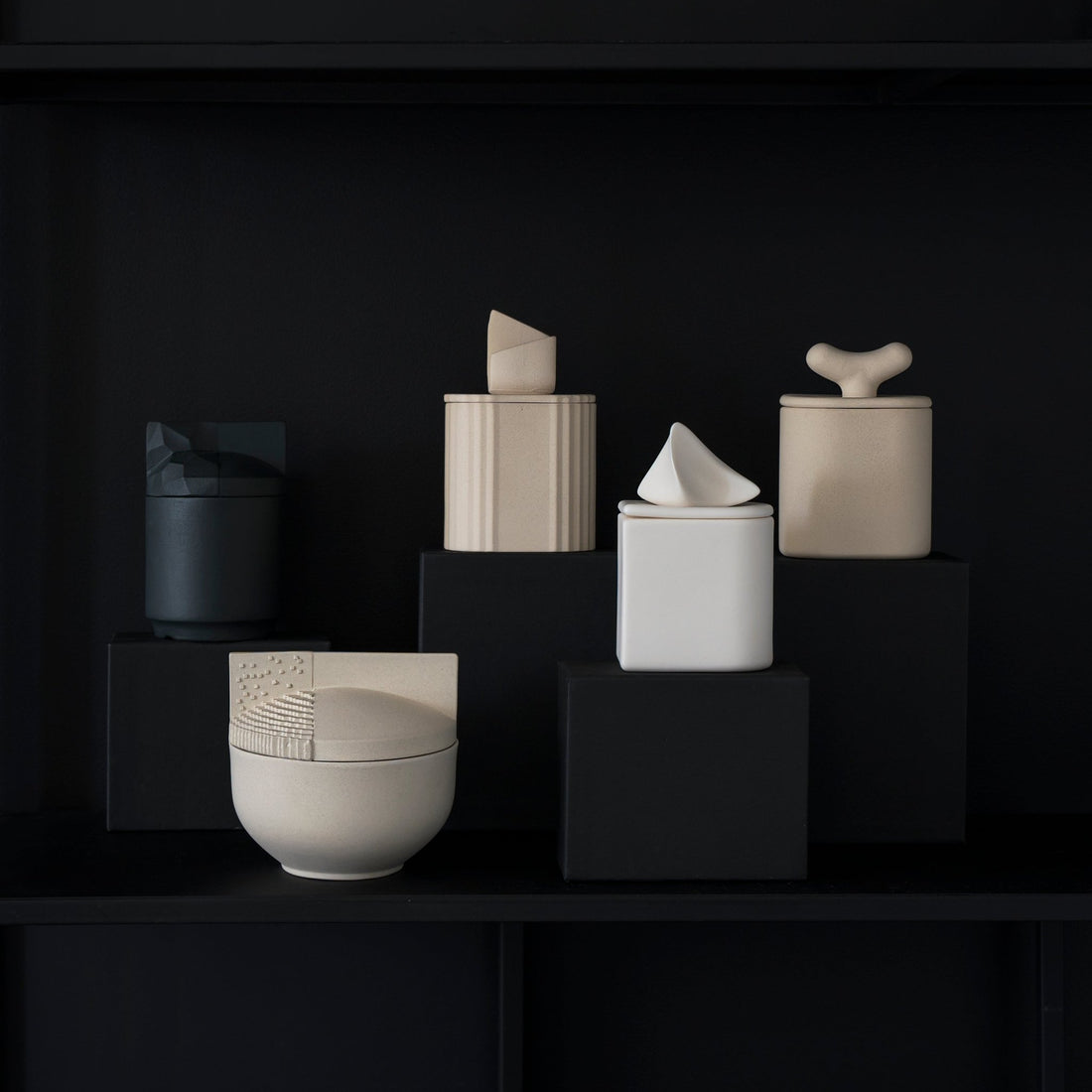 Akebia Nude - pojemnik ceramiczny