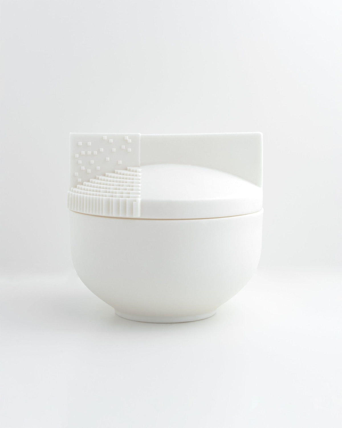 Outlet Basalt - świeca z porcelany Parian