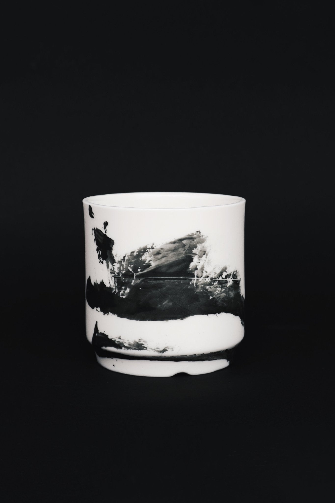 Zen Abstrakcja – zestaw prezentowy ze świecą z porcelany Parian