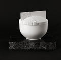 Basalt – personalizowana świeca w porcelanie Parian