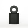 Eclipse Black – minimalistyczna świeca z czarnej porcelany