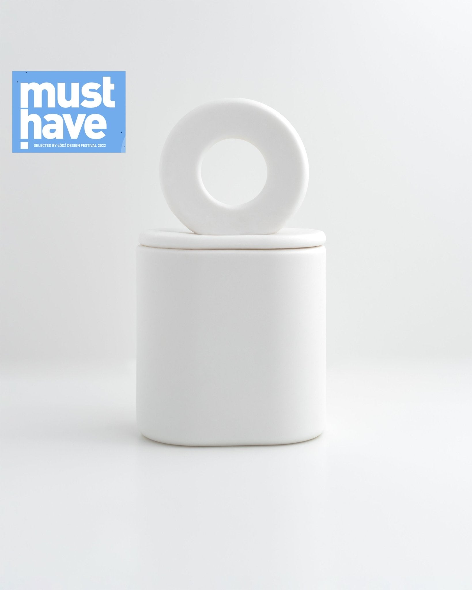 Eclipse – minimalistyczna świeca z porcelany Parian