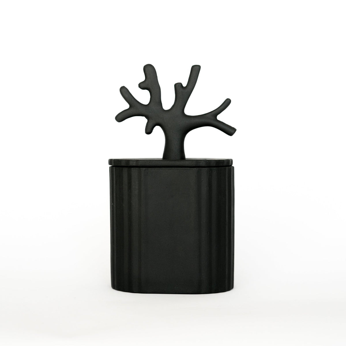 Ki Black – minimalistyczna świeca z czarnej porcelany