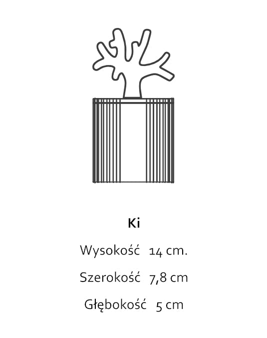 Ki - pojemnik z porcelany Parian