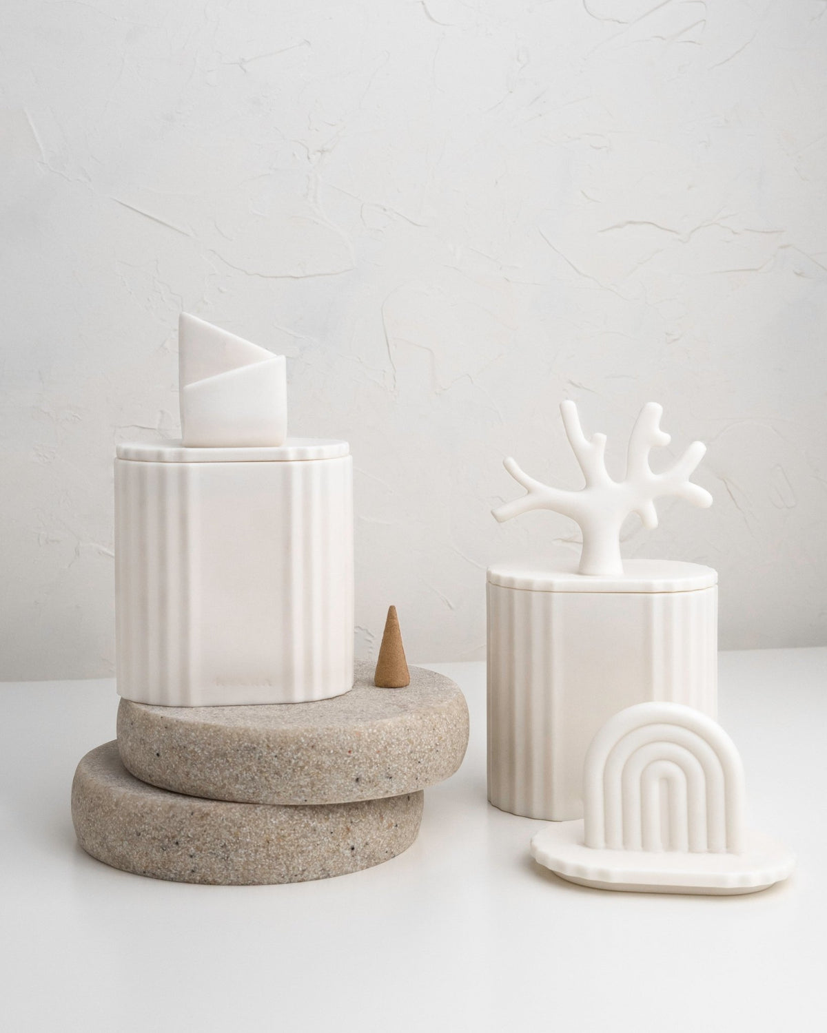 Świeca sojowa Ki – świeca z porcelany Parian