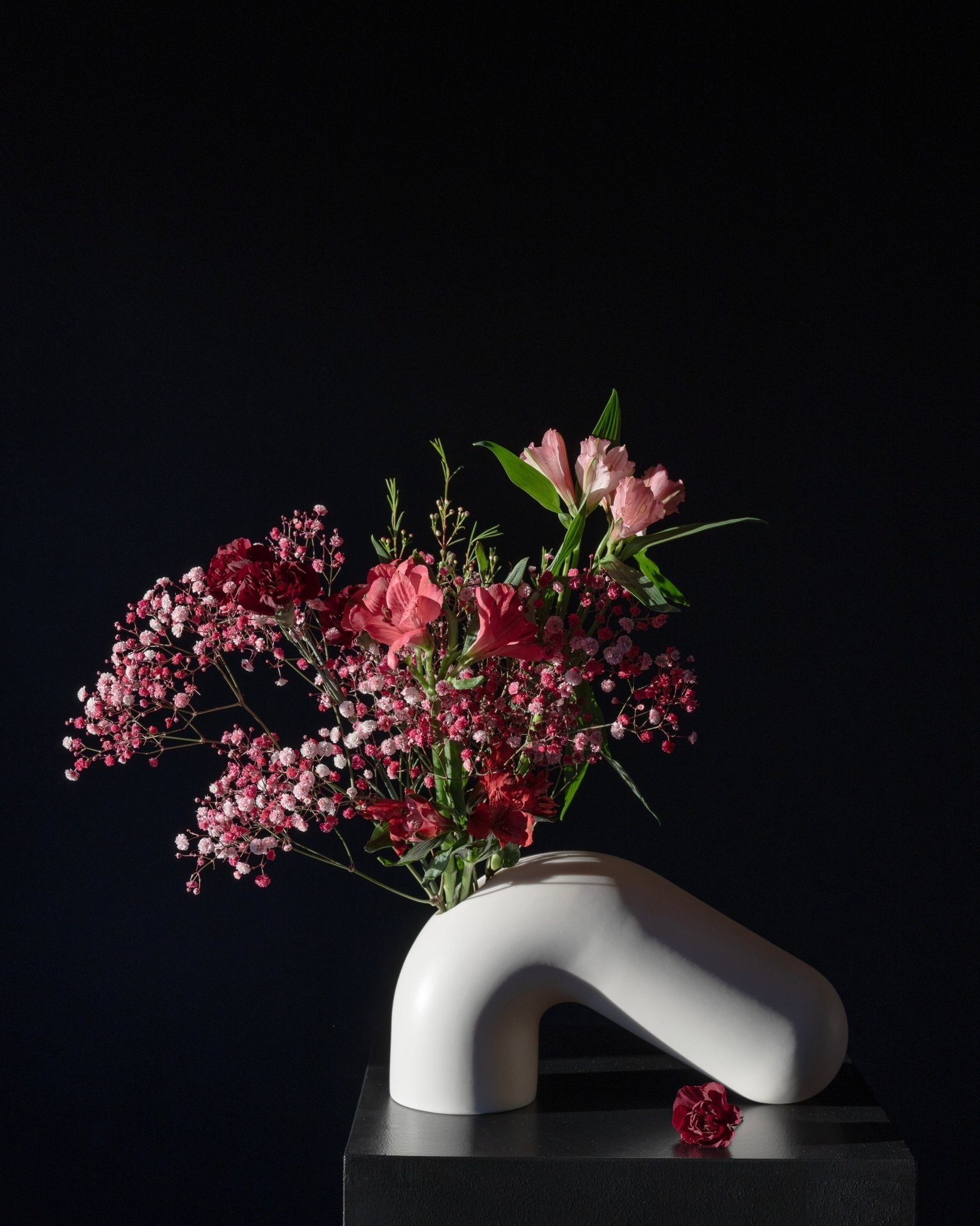 Dual Flow – designerski wazon z porcelany Parian