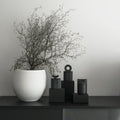 Origami Black - pojemnik z czarnej porcelany