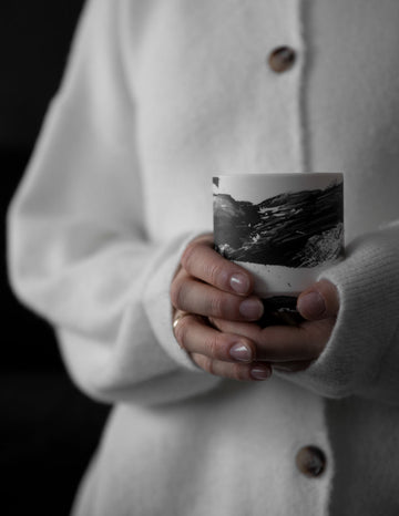 Outlet Kubek DaDa - ręcznie malowana porcelana