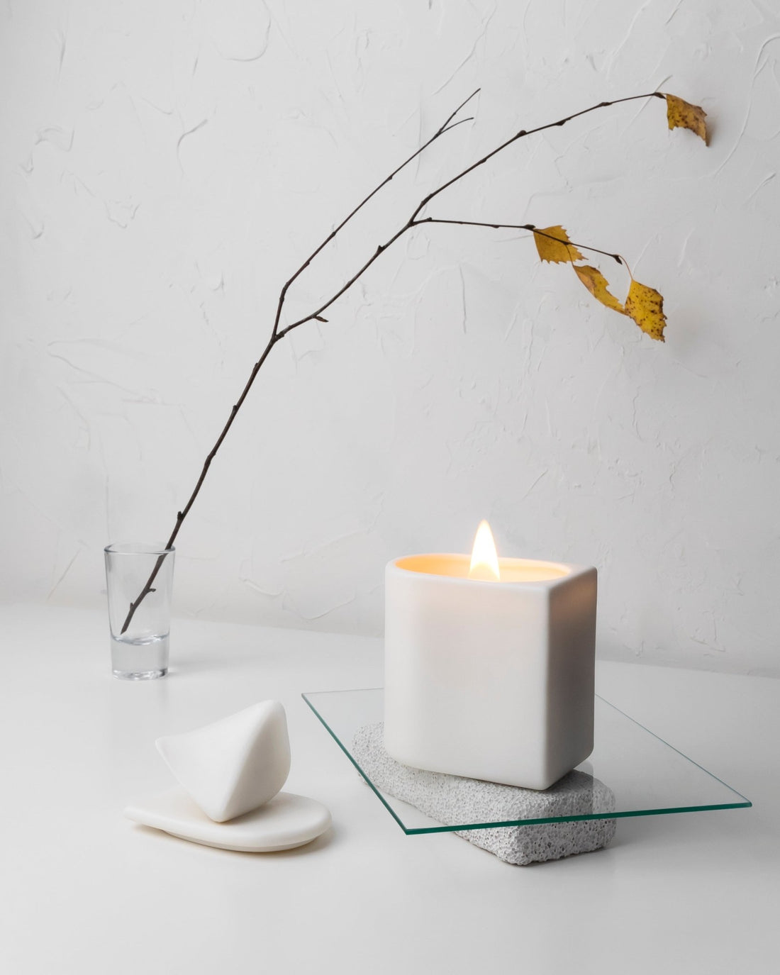 Świeca sojowa Serenity – porcelana Parian