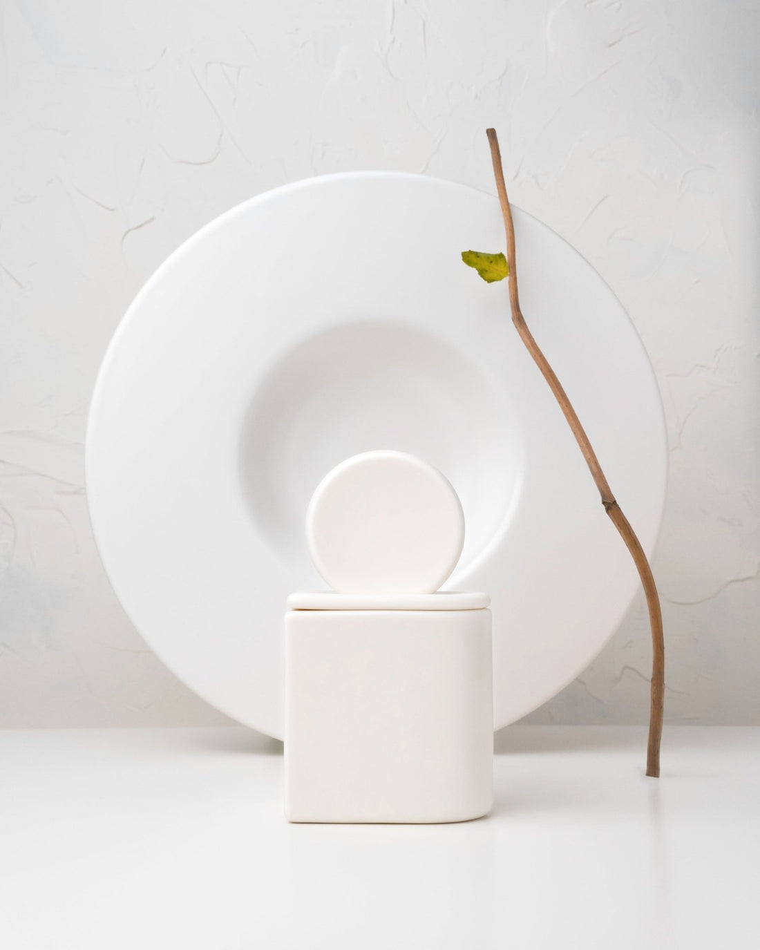 Sunset - pojemnik z porcelany Parian