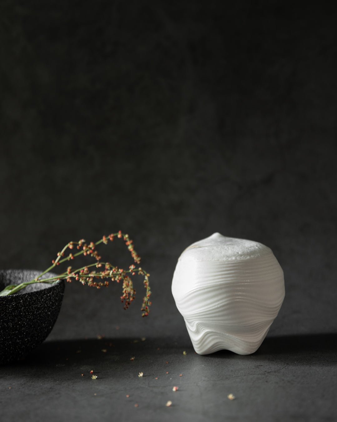 Canyon Black & White – zestaw porcelanowych czarek do kawy