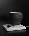 Canyon Black & White – zestaw porcelanowych czarek do kawy